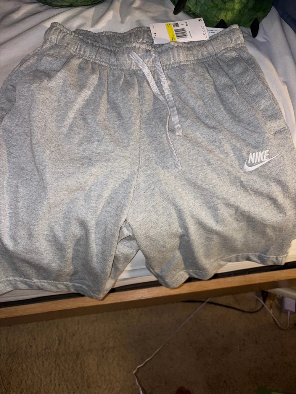 Nike Men’s Gray Athletic Drawstring Shorts